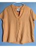 Talbots 100% Linen Orange Button-Down Shirt Size L - photo 4