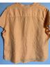 Talbots 100% Linen Orange Button-Down Shirt Size L - photo 5