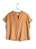 Talbots 100% Linen Orange Button-Down Shirt Size L - photo 1