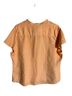 Talbots 100% Linen Orange Button-Down Shirt Size L - photo 2