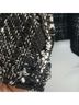 Vanessa Williams Houndstooth Tweed Plaid Black White Jacket Size 1X - photo 5