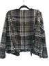 Vanessa Williams Houndstooth Tweed Plaid Black White Jacket Size 1X - photo 2