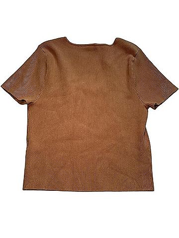 Abercrombie & Fitch Ottoman Square Neck Sweater Tee Short Sleeve T-Shirt (view 2)
