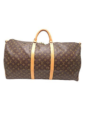Louis Vuitton Louis Vuitton Keepall Bandoulière 60 (Strap missing) Women's/Men's Boston Bag M41412 (Discontinued) Monogram Brown (view 1)