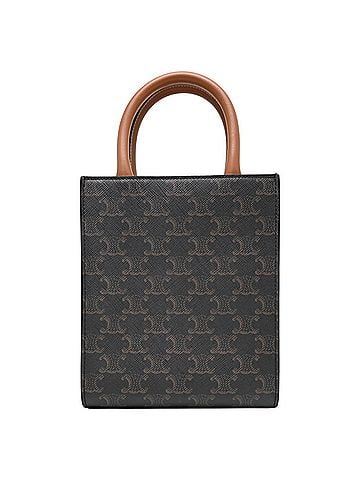Céline Celine Mini Vertical Cabas Women's Tote Bag 194372 Triomphe (view 2)