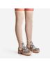 Lemonade Snake Print Brown Multi Color Boots Size 10 - photo 14