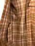 Jessica Simpson Plaid Brown Orange White Jacket Size S - photo 2