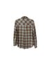 Bella Dahl 100% Cotton Plaid Blue Brown Button-Down Shirt Size M - photo 2