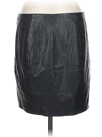 Haute Hippie Haute Hippie Faux Leather Skirt (view 2)