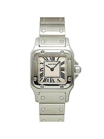Cartier Cartier Santos Galbee SM W20056D6 Women's Watch, Ivory, Quartz Watch (view 1)