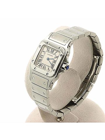 Cartier Cartier Santos Galbee SM W20056D6 Women's Watch, Ivory, Quartz Watch (view 2)