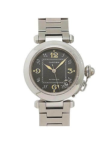 Cartier Cartier Pasha C W31043M7 Boys' Watch, Date, Black, Automatic Winding Watch (view 1)