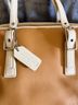 Coach Tan White Ivory Leather Shoulder Bag One size - photo 3