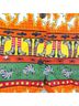 Basic Editions 100% Cotton 100% Acetate Print Orange Black Vest Size M - photo 4