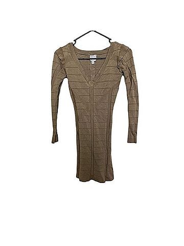 Bebe Kardashian V-Neck Dress Casual Dress (view 1)