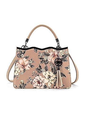 Like Dreams Women's Violette Floral Print Crossbody Satchel Bag (view 1)