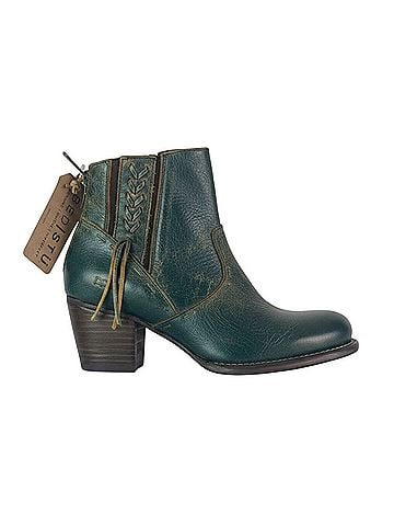 BED|STU Celestine leather ankle in dark teal Ankle Boots (view 1)