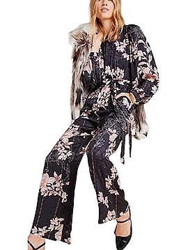 Anthropologie Harlyn Audria Jacquard Jumpsuit Jumpsuit (view 1)
