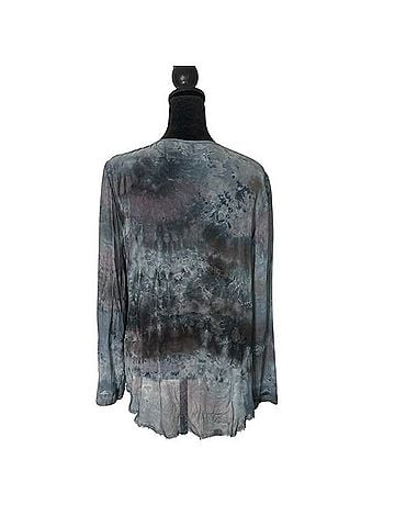 Raquel Allegra 3/4 Sleeve Henley (view 2)