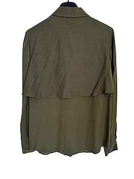 FRAME Denim Mixed Military Blouse (view 2)