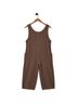 Ces Femme 100% Polyester Brown Overalls Size S - photo 2