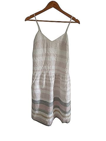 Mara Hoffman Organic Linen Striped Mini Dress Casual Dress (view 2)