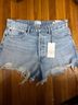Zara Blue Denim Shorts Size 14 - photo 6