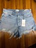 Zara Blue Denim Shorts Size 14 - photo 13