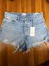 Zara Blue Denim Shorts Size 14 - photo 3