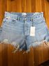 Zara Blue Denim Shorts Size 14 - photo 5