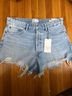Zara Blue Denim Shorts Size 14 - photo 4