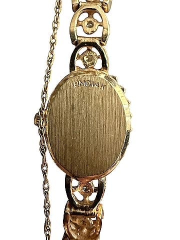 Geneve Geneve Diamond 14kt Gold Watch (view 2)