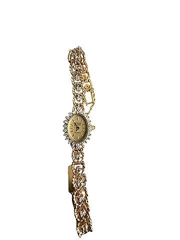 Geneve Geneve Diamond 14kt Gold Watch (view 1)