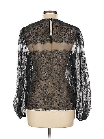 Monique Lhuillier Monique Lhuillier Long Sleeve Blouse (view 2)