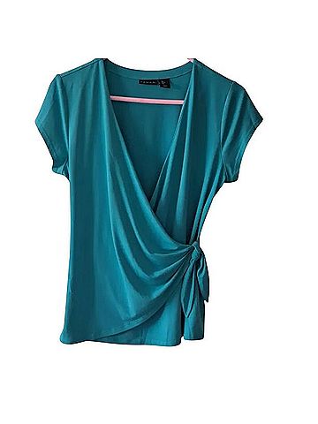 Tahari Short Sleeve Blouse (view 2)