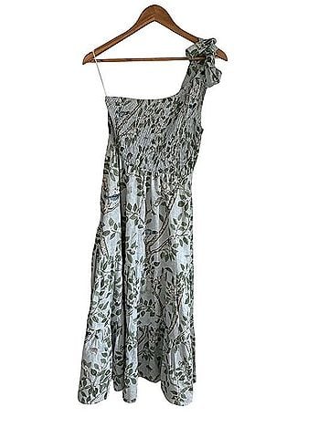 Anthropologie LaurenOne-Shoulder Botanical Maxi Dress Casual Dress (view 2)