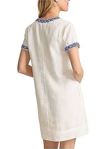 Tommy Bahama Two Palms Coastal Tiles Shift Dress Casual Dress (view 2)