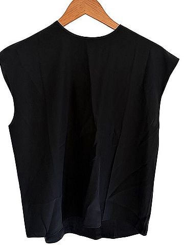 Banana Republic Essential Silk Top Short Sleeve Blouse (view 2)