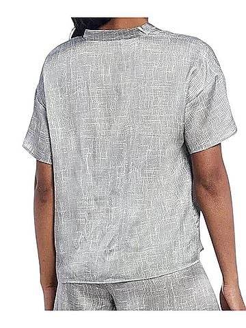 Eileen Fisher Short Sleeve Button-Down Shirt (view 2)