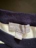 Evolution Stripes White Blue Sleeveless Top Size L - photo 3