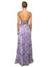 Lulus MOST BEAUTIFUL DAY PURPLE MULTI FLORAL PRINT ORGANZA MAXI DRESS Cocktail Dress - photo 2