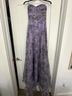 Lulus MOST BEAUTIFUL DAY PURPLE MULTI FLORAL PRINT ORGANZA MAXI DRESS Cocktail Dress - photo 4