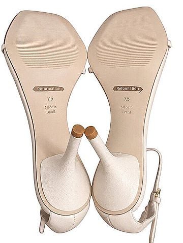 Reformation Gigi Strappy Mid Heel Sandal Sandals (view 2)