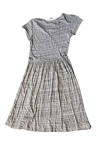 French Connection Heathered Grey Jersey T-Shirt Dress Casual Dress (view 1)