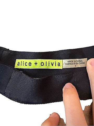 Alice + Olivia Structured Flared Skater Skirt Formal Skirt (view 2)