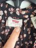 Levi's Floral Black Pink Casual Dress Size S - photo 3