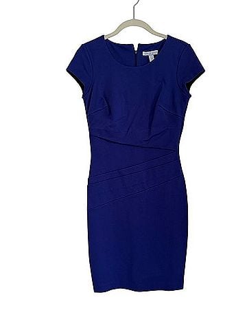 Dylan Gray Classic Cap-Sleeve Sheath Dress Casual Dress (view 2)