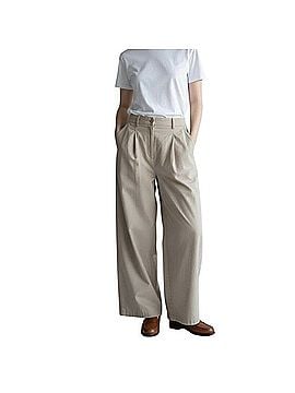 The Frankie Shop Pleated wide leg Leg Denim Casual Pants (view 1)