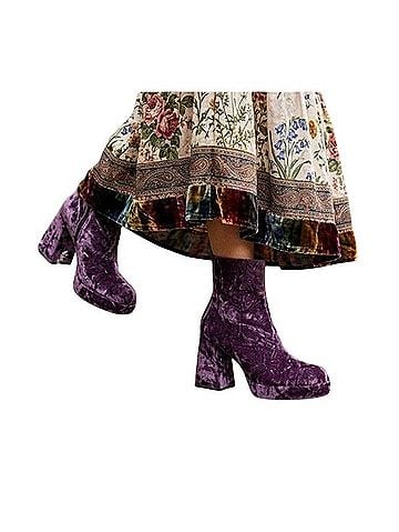 Gianni Bini purple Ankle Boots (view 1)