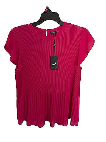 Adrianna Papell Short Sleeve Blouse (view 1)